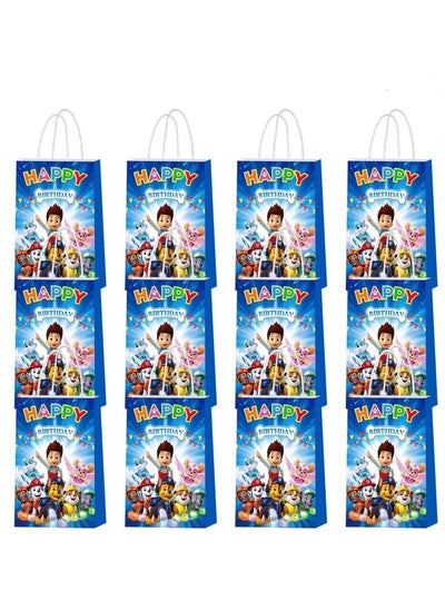 Buy 12 Piece Paw Patrol Gift Bags for Birthday Decorations in UAE