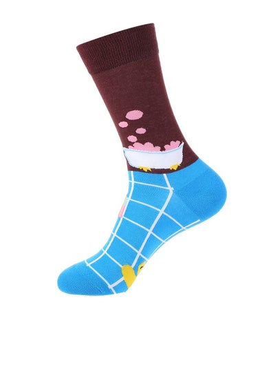 Buy Unisex Absorb Sweat and Deodorize Socks 3 Pairs High Quality Socks One Size Fits All in UAE