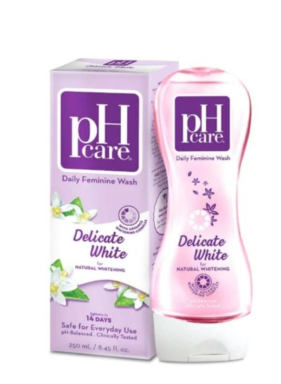 Buy PH CARE FEMININE WASH DELICATE WHITE 250ML in UAE