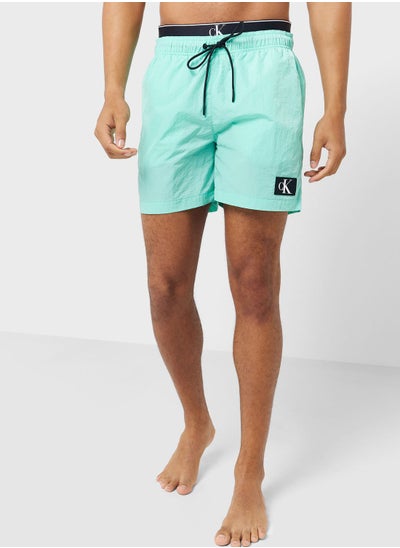 اشتري Logo Drawstring Swim Shorts في السعودية