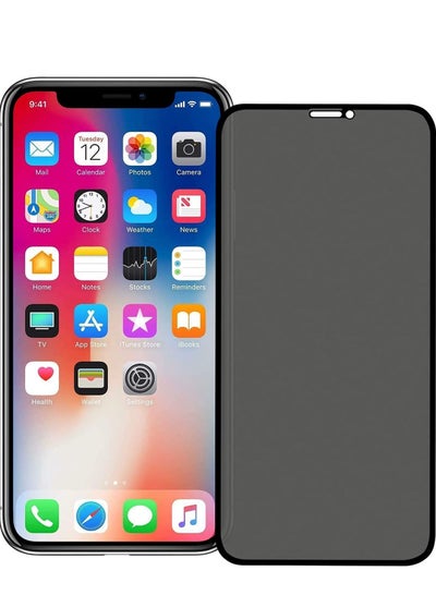 Buy Privacy Screen Protector, [Full Coverage] [Case Friendly] [Super Clear] Anti-Spy 9H Hardness Tempered Glass Screen Protectors for iPhone (iPhone 11 Pro) in UAE