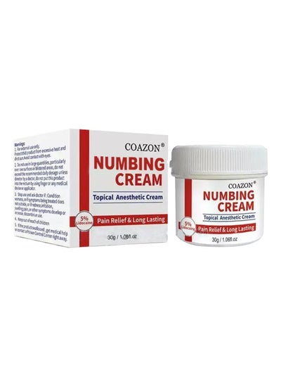 Buy Numbing Cream , Topical Anesthetic Cream For Tattoo Laser Piercing Waxing , Relieves of Local Discomfort Itching Pain Soreness or Burning 30g in UAE