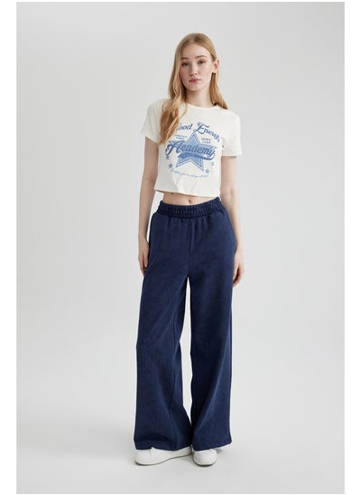 Buy Woman Wide Leg Knitted Trousers in Egypt