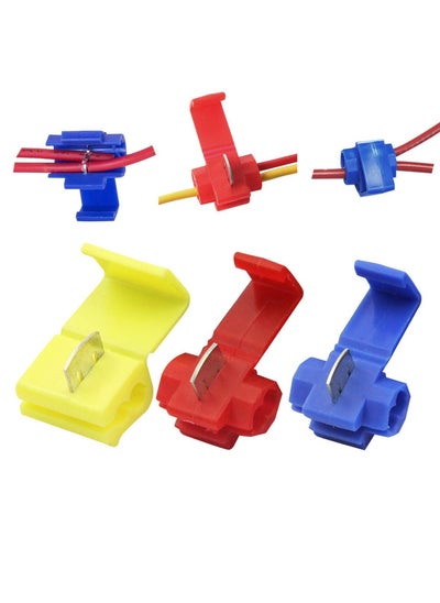 Buy Splice Wire Connectors of Solderless Quick and Household Tools Durable, 100 PCS Red 22 Through 18 Gauge,100 PCS Blue 16 Through 14 Gauge,100 PCS Yellow 12 Through 10 Gauge 300 PCS in UAE