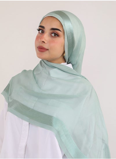 اشتري Soft Kuwaiti scarf Light Green For Women في مصر