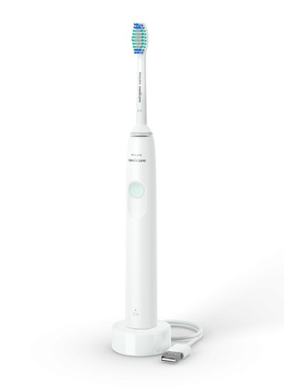 Buy Philips Sonicare Rechargeable Electric Toothbrush 1100 Series, White, HX3641/01 Certified UAE 3 Pin in UAE