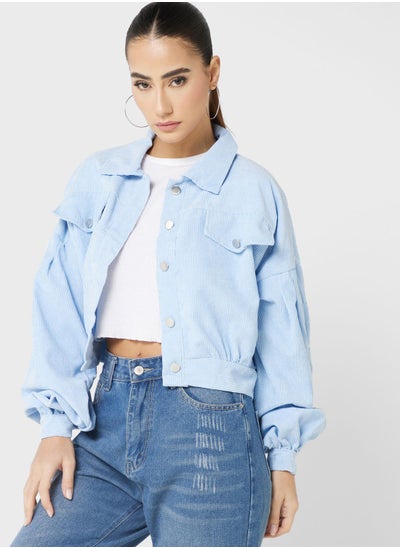 Buy Cropped Cord Jacket in UAE