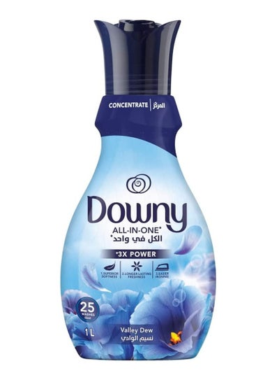 Buy Downy Concentrate Fabric Softener Valley Dew 1 Liter in UAE