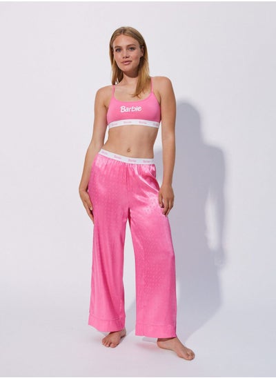 Buy Barbie Logo High Waist Pants in UAE