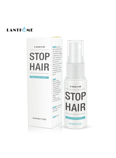 Buy new permanent painless hair removal spray stop hair growth inhibitor shrink pores in UAE