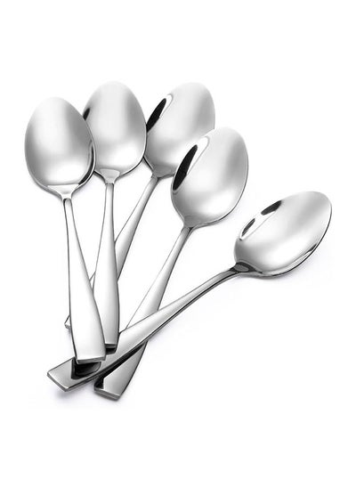 اشتري 12 Piece Large Stainless Steel Dinner Spoons 8 Inch في مصر