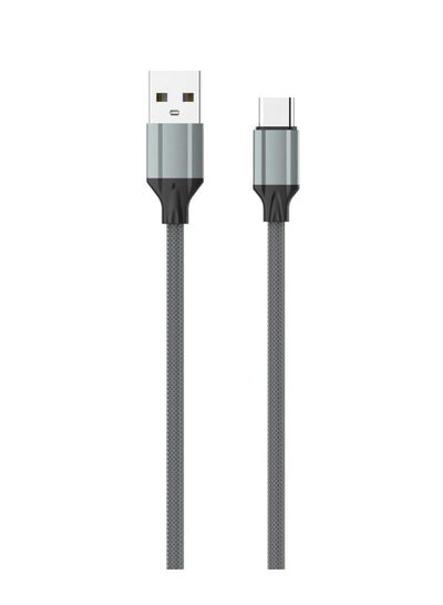 Buy LDNIO LS441 Mobile Phone Cables 2.4A Fast Charging Type-C USB Cable 1M - Grey in Egypt