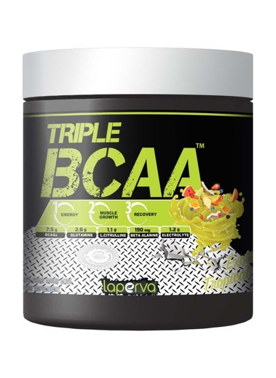 Buy Triple BCAA, Boosts Endurance and Muscle Performance. Exotic Tropical Flavor, 30 Servings - Gluten-Free, Suitable for Vegetarians, Fat-Free, Carb-Free, in Saudi Arabia