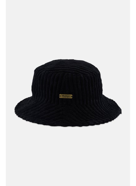 اشتري Women Brooklyn Corduroy Bucket Hat, Black في السعودية