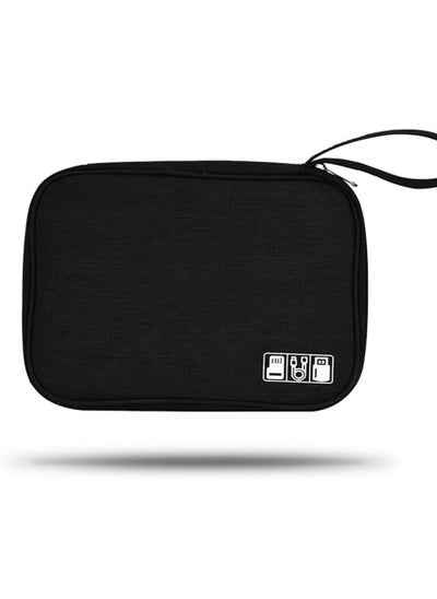 Buy Electronic Accessories Storage Bag Small Portable Travel Cable Storage Bag All-in-One Organizer in UAE