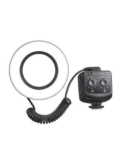 Buy RING72 Macro LED Video Light Professional Photography Fill Light 72PCS LED Beads Color Temperature 5600K 10 Levels of Adjustable Brightness with 49mm-77mm Adapter Ring for Camera Macro Photography in Saudi Arabia