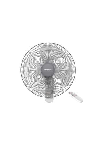 Buy Wall Fan 16 Inch, 4 Blades, Remote 250 W TWF-30 White in Egypt