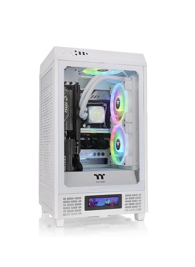 اشتري NANOTECH Snow Edition Gaming PC, Intel Core i5-12400F, Nvidia RTX 3060 8GB GPU, DDR5 32GB (2*16) Ram 6000MHz, 1TB NVMe M.2 SSD, 2 Fan AIO Liquid Cooler, 650W PSU, Windows 11 Pro | Wi-Fi في الامارات