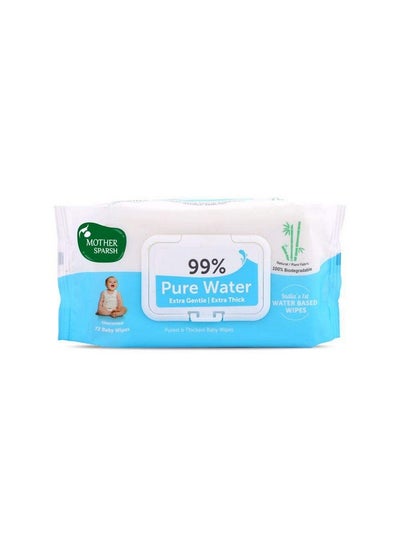 Buy 99% Pure Water (72 Unscented Baby Wipes) - Super Thick Fabric in UAE