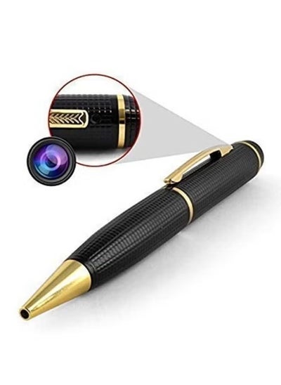 اشتري Golden Mini Hidden Spy Camera Pen: 1080p Full HD Video and Audio for Discreet Recording في الامارات