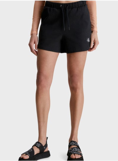 Buy High Waist Logo Shorts in Saudi Arabia