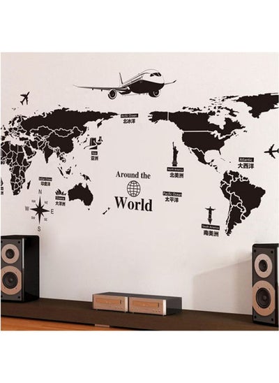 Buy World Map Wall Stickers Wall Stickers Living Room Sofa Bedroom Background Decorative Stickers in Egypt