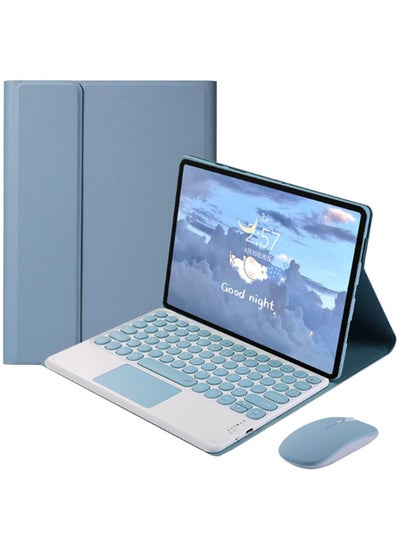 Buy Touchpad Keyboard Case for Xiaomi Pad 6/6 Pro 11.0 Inch Tablet, Invisible Pen Slot,Keyboard Case Cover with Cute Round Key Detachable TouchPad Keyboard & Mouse in Saudi Arabia