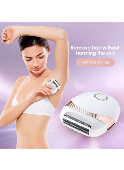 اشتري USB Rechargable Female Epilator Women Shaver Hair Removal Electric Lady Shaving Trimmer Bikini Depilatory Legs Body depilador في السعودية