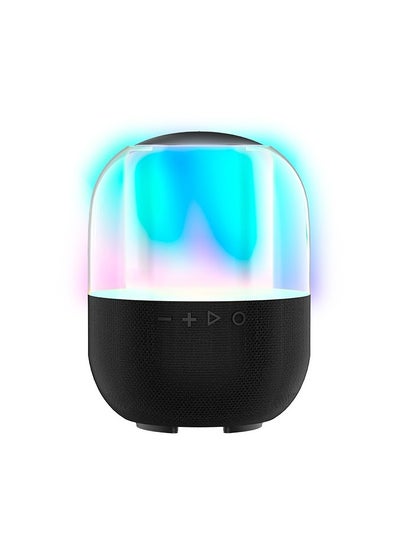 Buy Bwoo IPX6 Waterproof Super Bass Portable Wireless Speaker, RGB Colorful Light Wireless Speaker in UAE