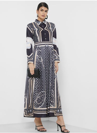 Buy Abtract Print Dress in UAE