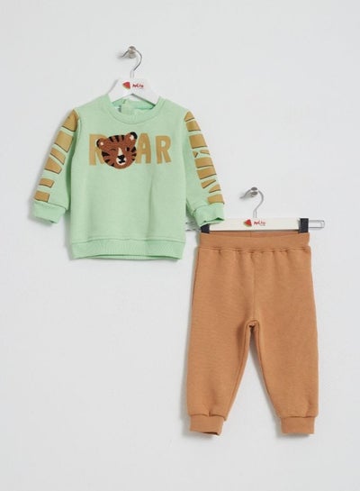 Buy Baby Boys Printed Cotton Set Pants and T-shirt in Egypt