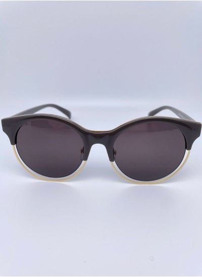 Buy New unisex half frame round fashion sunglasses in Saudi Arabia