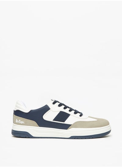 اشتري Men's Panelled Sneakers with Lace-Up Closure في السعودية