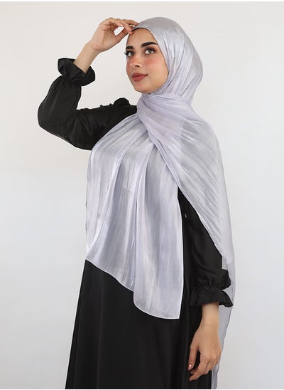 Buy Elegant Shiny Scarf Light Purple For Women in Egypt