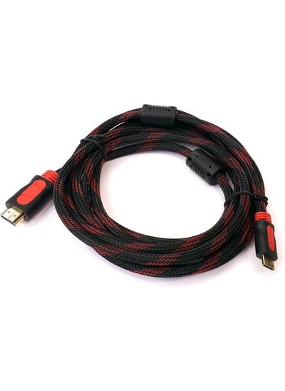 اشتري 5M HDMI Cable Red/Black في السعودية