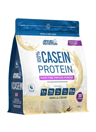 Buy Micellar Casein Protein - Vanilla Cream - (900 g) in Saudi Arabia