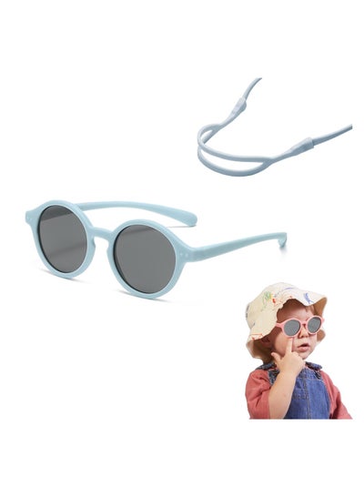 سعر Baby Polarized Sunglasses with Strap Adjustable TPEE Flexible
