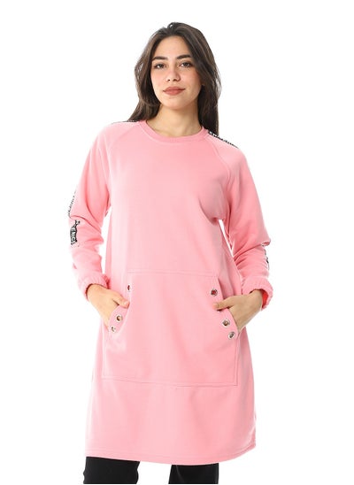 Buy Women Plain Closed Hoodie With Accessories in Egypt