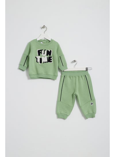Buy Baby Boys Printed Cotton Set Pants and T-shirt in Egypt