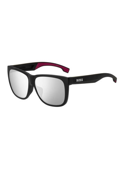 Buy Men's UV Protection Square Sunglasses - Boss 1453/F/S Mt Blkbur 61 - Lens Size: 61 Mm in Saudi Arabia