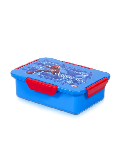Buy Marvel Spider-Man 1/2/3/4 Compartment Convertible Bento Lunch Box - Blue in Saudi Arabia
