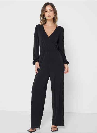 Buy Surplice Neck Jumpsuit in UAE