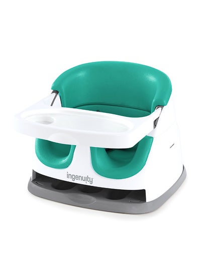 Buy Baby Base 2-in-1 Booster Feeding and Floor Seat - Ultramarine Green in Saudi Arabia