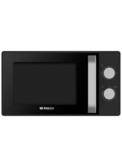 Buy Fresh Microwave, Mechanical, 25 L, Solo, Black - FMW-25MC-B in Egypt