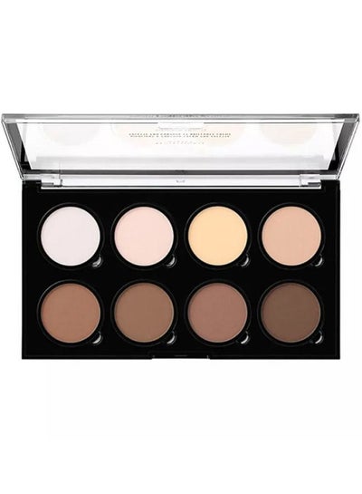 Buy 8 Shade Highlight And Contour Powder Palette Multicolour in UAE