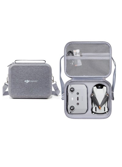 اشتري Portable Mini 3 Carrying Case, Large Capacity Strong And Stable Eva Storage Shoulder Bag, Hard Shell Storage Bag Travel Handbag For DJI Mini 3 Drone Accessories, (Grey) في السعودية