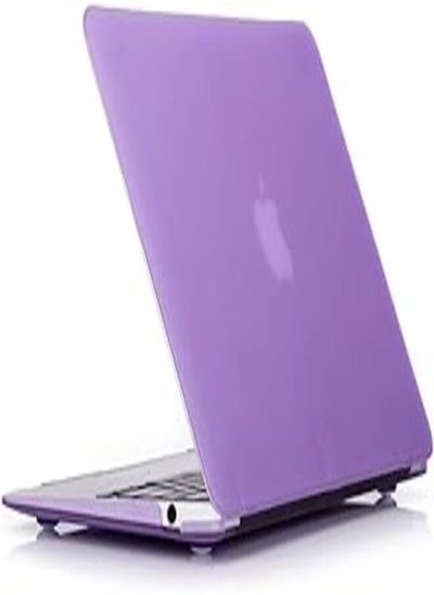 اشتري Ruban case for MacBook Air 13 Inch A2337 (M1) / A2179 / A1932 (2021 2020 2019 2018 Release) - Snap On Hard Shell Case Cover for MacBook Air 13 Retina Display with Touch ID, (Light Purple) في مصر