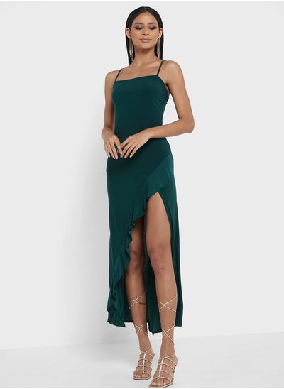 Buy Side Slit  Waterfall Dress in UAE