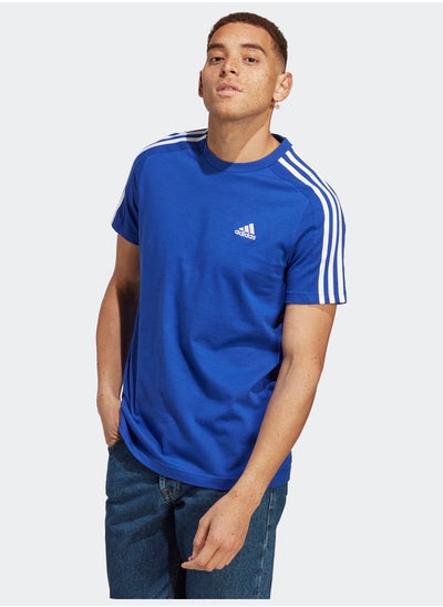 اشتري Essentials Single Jersey 3-Stripes T-Shirt في مصر