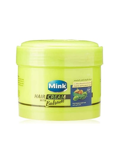 اشتري Mink Hair Cream Balsam Olive, Almond Oils and Aloe Vera - 200 ml في مصر